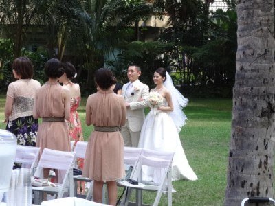 the couple were married by the time we got out.