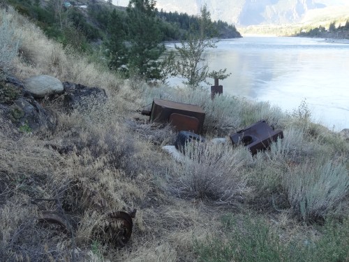 I found some old mine remnants